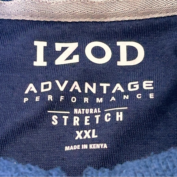 Izod Men's Advantage Performance Quarter Zip Pullover Sweater - Picture 7 of 13